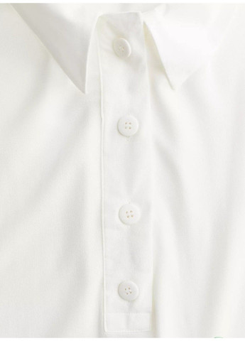 Белая повседневный рубашка H&M