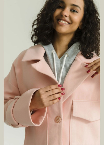 Розовое демисезонное Укороченное пальто Seventeen