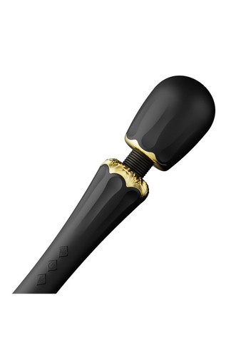 Вибратор микрофон с насадками Kyro Wand Obsidian Black, Zalo (289868764)