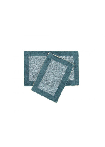 Набір килимків - Fabio petrol mavisi синій 40*60+50*80 Shalla (275394668)