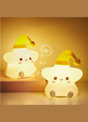 Ночник аккумуляторный силиконовый Звездочка RD-25 LED 800 мАч No Brand (317969517)