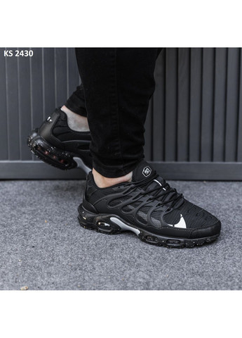 Черные демисезонные кроссовки мужские nike air max tn terrascape plus black gray найк аир макс тн плюс No Brand