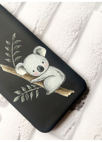 Матовий чорний чохол на Samsung Galaxy A55 (A556) Коала (принт 132) Creative (355404837)