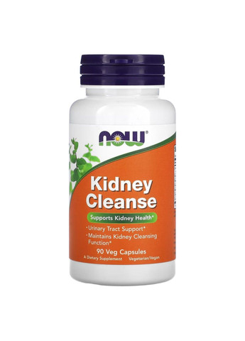 Комплекс для Підтримки Функцій Нирок Kidney Cleanse - 90 вег.капсул Now Foods (284119903)