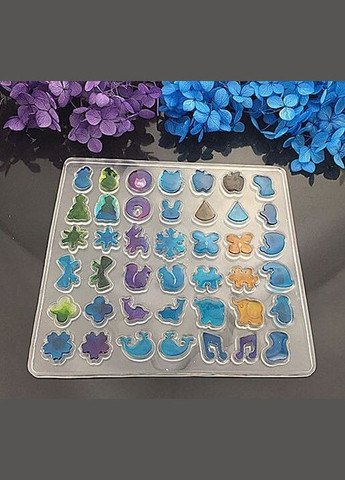 Форма для епоксидної смоли Молд, Мікс Силіконові 13.5 см x 12.3 см Finding (316248532)