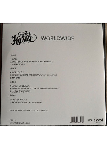 Виниловая пластинка The Big Hustle – Worldwide (LP, Album, Gatefold, Vinyl) (3700187661724) No Brand (369736271)