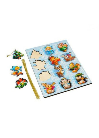 Сортер-вкладиш великий "Новорічний 2" (197314) Ubee (363838525)