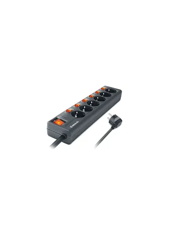 Мережевий фільтр живлення (EL122300003) Real-El RS-6 EXTRA 5m, black (268144086)