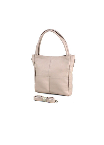 Жіноча сумка з натуральної шкіри 853019 бежева Borsacomoda (273436704)