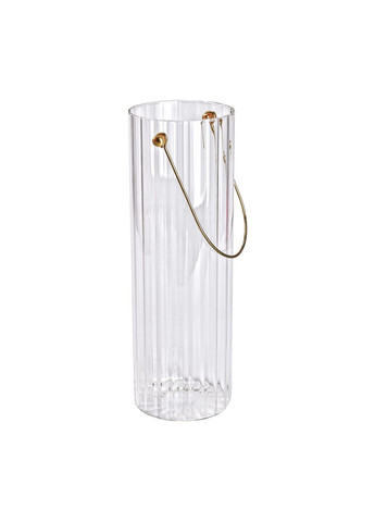 Ваза для квітів Clear скляна 29.5 см прозора HP-1726 Yiwu (351361346)