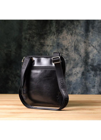 Чоловіча сумка через плече з гладкої натуральної шкіри 20855_1 (9137-20 nero) Tony Perotti (362046815)