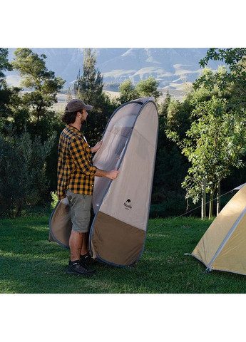 Душевая палатка раскладная NH17Z002-P, коричневая (A-016941) Naturehike (319158070)