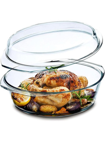 Термоскло каструля з кришкою 2.0 л (кругла) MS-0083 Stenson (329187659)