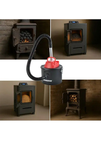 Пылесос термостойкий промышленный для золы с ручкой функцией воздуходувки HEPA фильтром 10 л 800 Вт 25х26 см (481531-Prob) Unbranded (362602626)