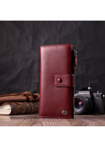 Жіночий шкіряний гаманець 9,5х19х2,5 см st leather (288047094)