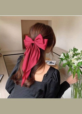 Жіноча шпилька для волосся з бантом Червоний No Brand (290849958)