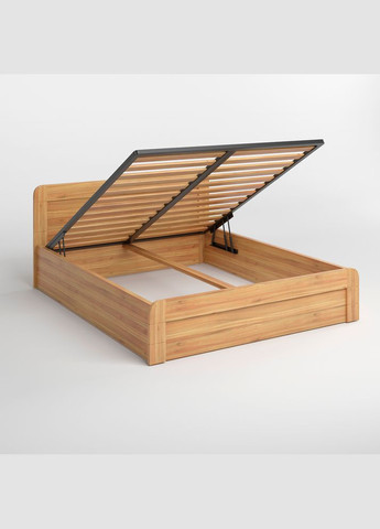 Двоспальне дерев'яне ліжко Тоскана Люкс (підйомний механізм) (S3050G70Y) 160х190 см (MBG-3074) Mebigrand (368281141)