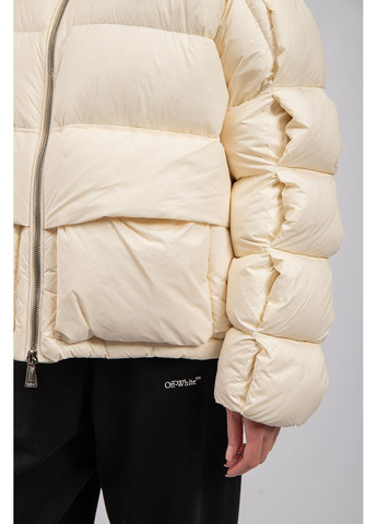 Молочный Пуховик Moncler