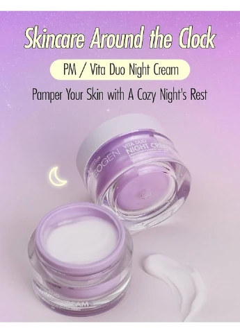 Neogen Зволожуючий - живильний нічний крем DERMALOGY VITA DUO NIGHT CREAM для обличчя 50г — Крем, Південна Корея (353745444)