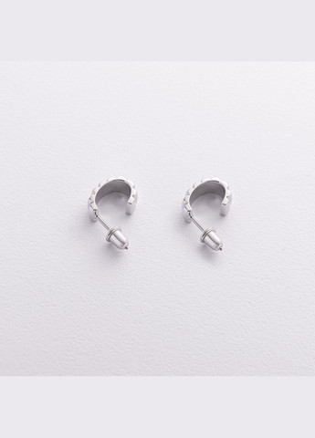 Серебряные серьги - пусеты Darcy 7312 Oniks (332675129)