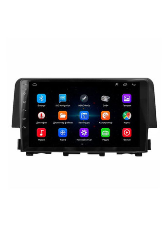 Штатна магнітола авто Honda Civic (2016+) 9" 1/16 GB Wi-Fi Base Андроїд GPS хонда цивік 20 шт. Lesko (336205974)
