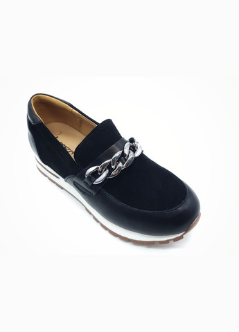 Жіночі туфлі чорні замшеві L-17-1 24 см (р) Lonza (259299438)