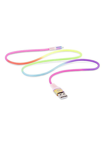 Кабель USB - Lightning (M/M), 1 м, Rainbow (EL123500051) Real-El (341487086)