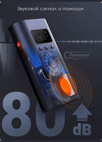 Набір 6в-1 NexTool Natuo Leiyin Emergency Kit радіо ліхтар із динамо Xiaomi (279553958)