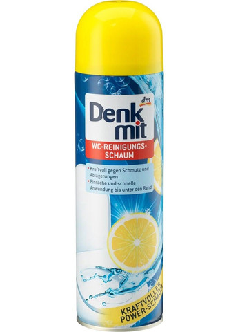 Пена-очиститель для унитаза WC-Reinigungsschaum Zitrone, 500 мл Denkmit (294092573)