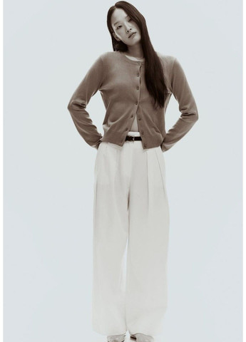 Жіночий кардиган Н&М (57719) XS Темно-зелений H&M (304678360)