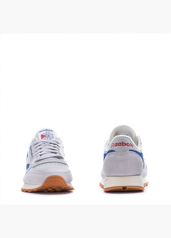 Сірі Осінні кросівки чоловічі classic leather grey h06433 Reebok