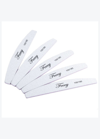 Пилка для ногтей Двойная сторона маникюрной пилы для ногтей 100/180 Feecy MJX (297707751)