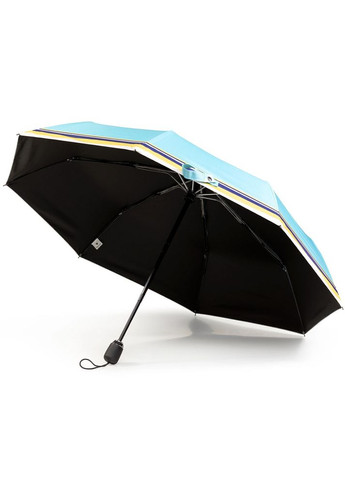 Комбинированный зонтик полный автомат голубой в полоску umb3-008 Krago (316625756)
