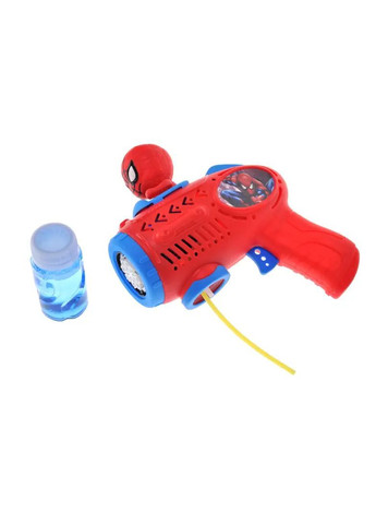 Пистолет для мыльных пузырей Spider Man пластик на батарейках в ассортименте AA5-19 No Brand Різ9931 (370651715)
