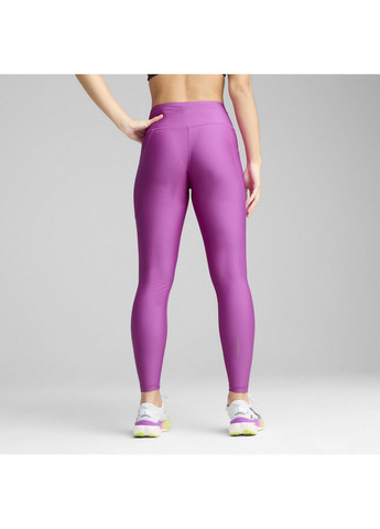 Пурпурные демисезонные леггинсы velocity running tights women Puma