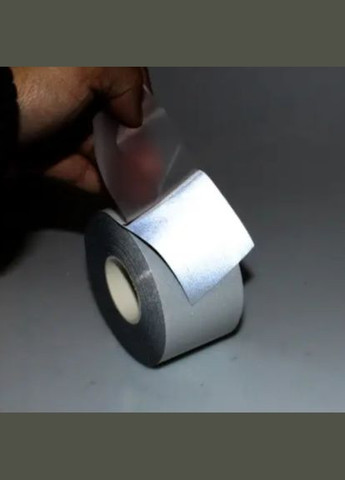 Світловідбиваюча стрічка для одягу 5 см на 1 м сірий Jannet Стрічка (318172868)