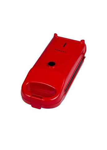 Мультипекарь 6 в 1 Червоний для вафель кексів пончиків та бутербродів антипригарний прилад Sokany (370432508)