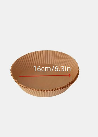 Пергаментні форми круглі 16см 100 штук в упаковці SAM-16 No Brand (341327238)