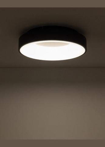 Потолочный светильник 11206 Nikki Round Led 1x32W 3000K 2600Lm IP20 Черный (11206) Nowodvorski (318524518)