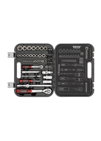 Набір інструментів 73 од. STORM, 1/2", 1/4", Cr-V ET-8073 Intertool (336381433)
