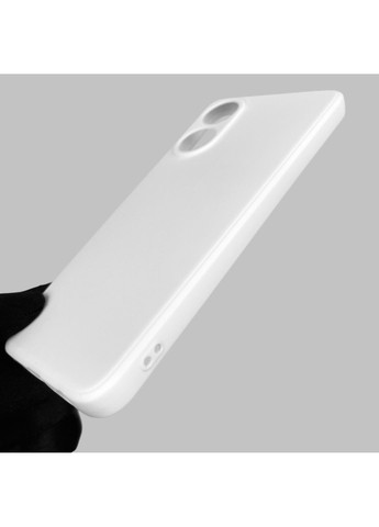 Чохол для A78 4G однотонний з квадратними гранями із захистом камери на оппо а78 4г білий Oppo (366019143)