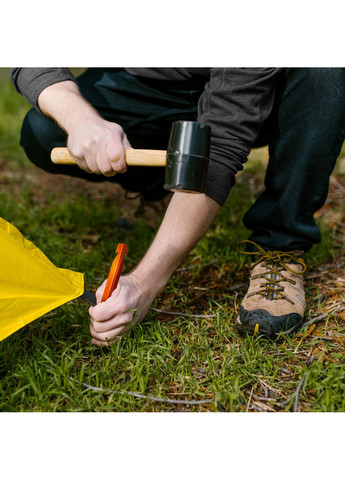 Набор колышков для палатки алюминиевые 18 см, V-образные 10 шт (P-5905973406895) Mountain Goat (351904591)