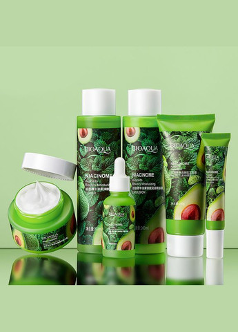 Набор по уходу за лицом Niacinome Avocado Elasticity Moisturizing 6в1 с автокадо 18 шт. Bioaqua (352012464)