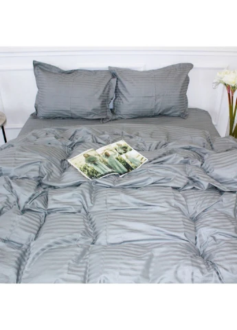Постельное белье Satin Stripe 30-0010 Light Gray 110х140 (2200005246146) Mirson Satin Stripe 30-0010 Light Gray 110х140 дитячий (379022508)