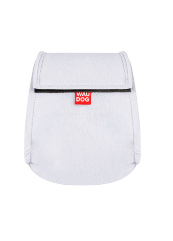 Пояс гігієнічний S Vet Ваудог для собак хлопців на ліпучках сірий A (36-42 см) (4823089381718) WAUDOG (362702298)