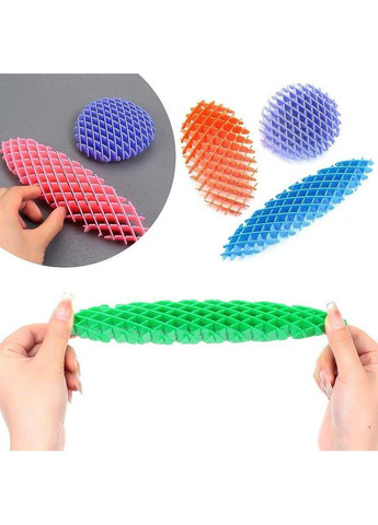 Іграшка антистрес черв'як трансформер випадковий колір (NS0062) No Brand (317252834)