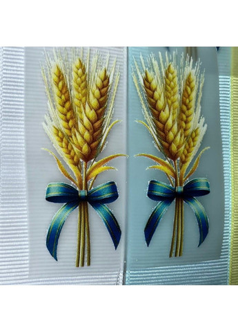 ТермоНаклейка - Букет Колосьев, размер 2,5*7 см (одной наклейки), 1 пара No Brand (316702650)