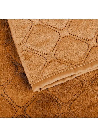 Двуспальное велюровое покрывало 180*240 см гипоаллергенное Бежевое (24230180240) ТЕП (364503560)