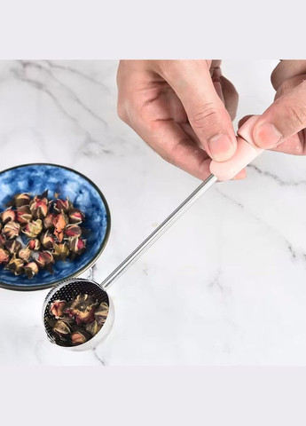 Заварник для чаю Semi Tea infuser 18 см, Pink круглий із нержавіючої сталі Semi Line (324608868)