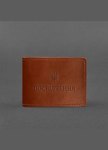 Универсальный кожаный переплет для удостоверения светло-коричневый (A-027825) BlankNote (329186844)